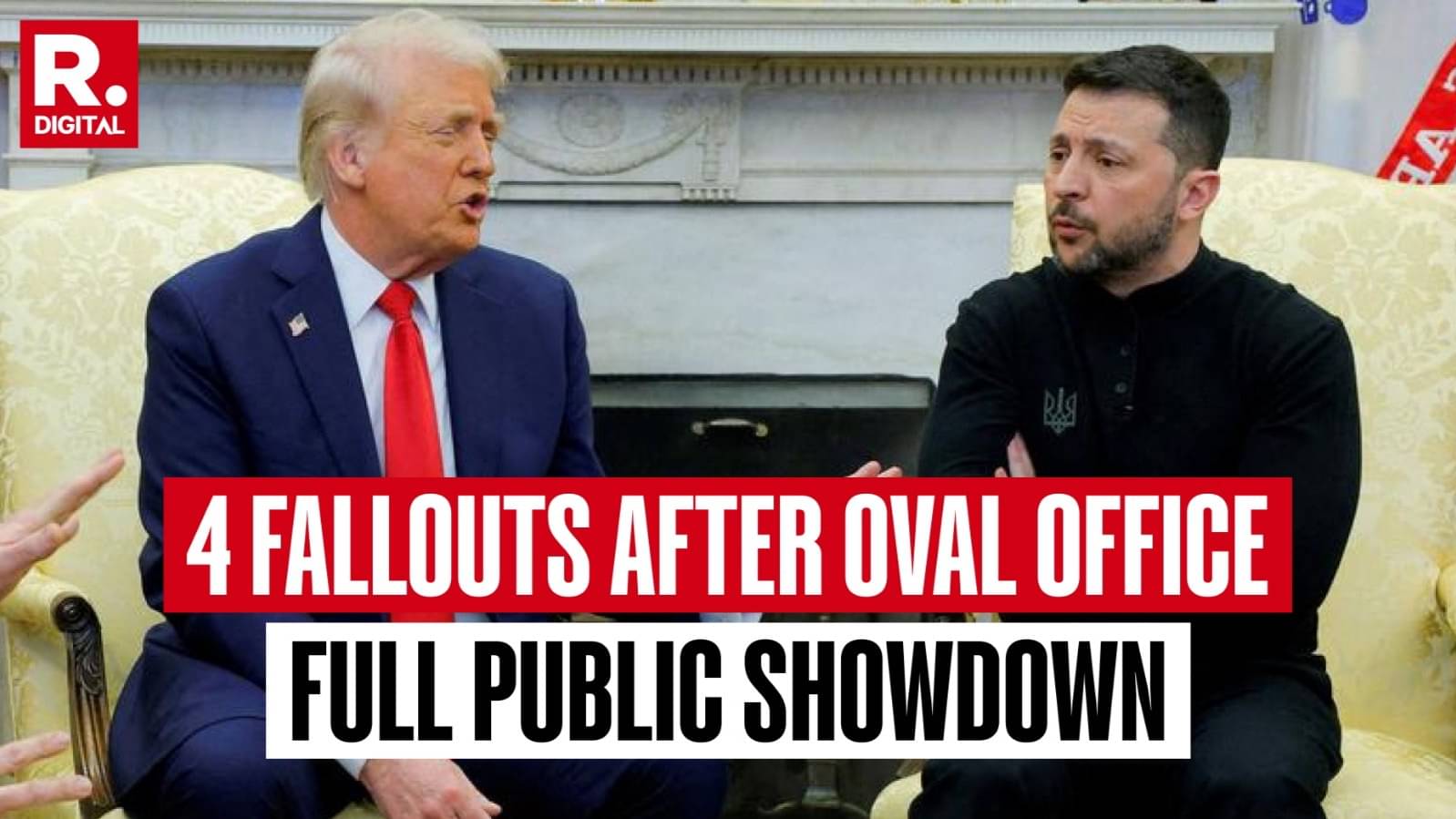 Four Immediate Fall Out Of Trump-Zelenskyy-Vance Unprecedented Public Showdown