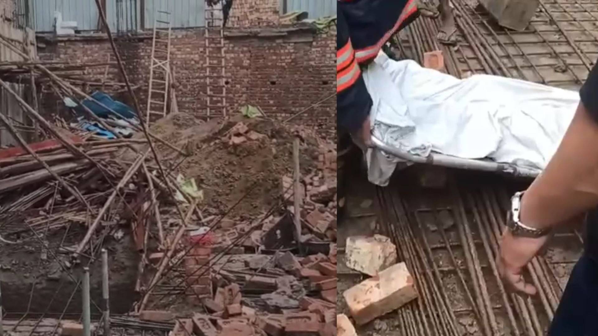 बिग ब्रेकिंग: दिल्लीच्या पहरगंज येथे बांधकाम अंडर बिल्डिंग कोसळले, 2 लोक मरण पावले; मोडतोड अंतर्गत पुरलेल्या लोकांचा आदर चालू आहे