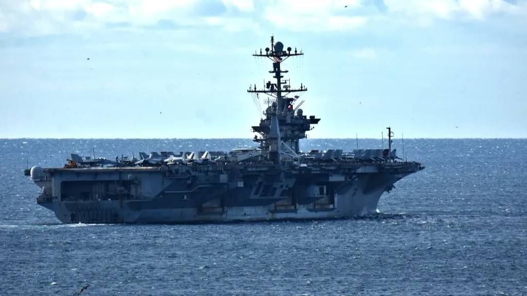 US Navy Aircraft Carrier USS Harry S Truman Collides With Merchant Vessel In Mediterranean Sea