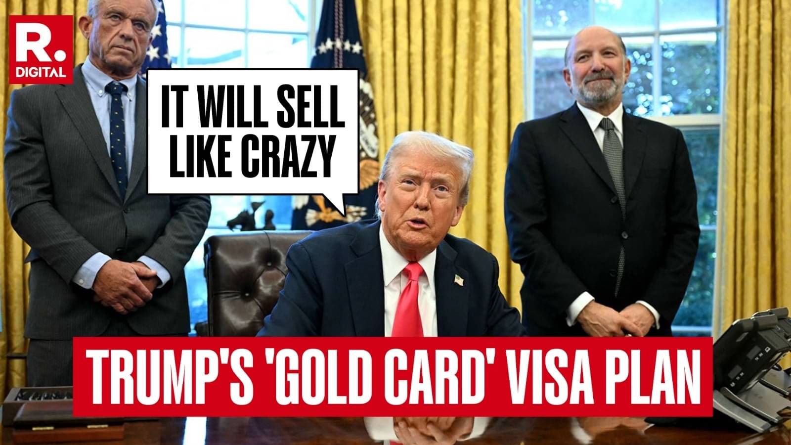 ‘It Will Sell Like Crazy’: Donald Trump Sees ‘a Thirst’ for His $5 Million ‘Gold Card’ Visa Idea