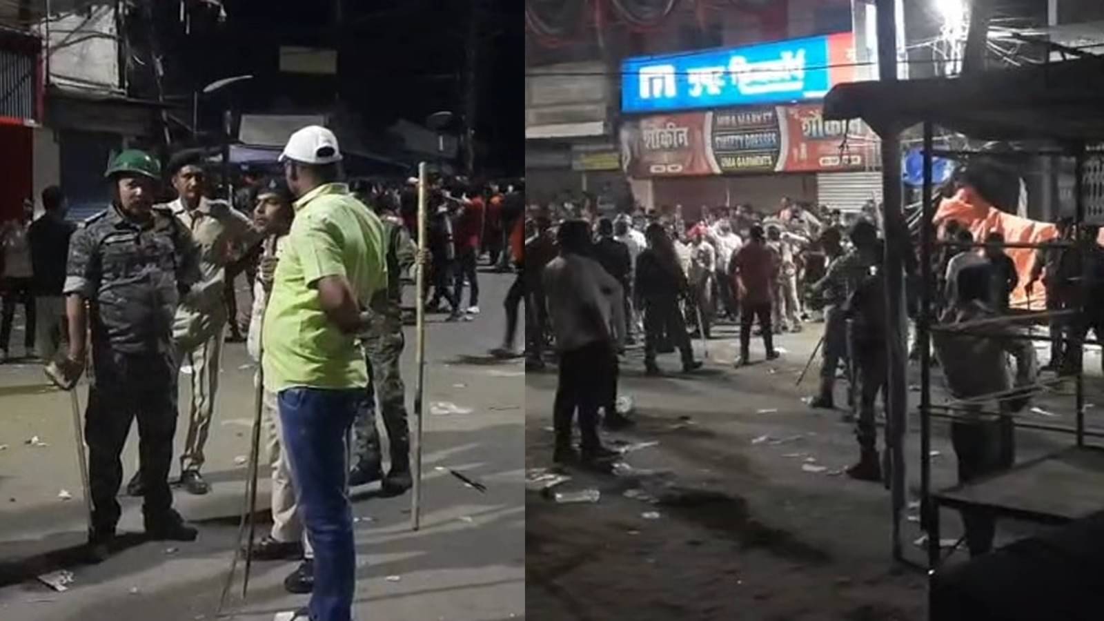 रम्नावामीच्या आधी हजारीबागमधील मंगला मिरवणुकीदरम्यान हिंसाचार, दोन समुदायांमधील दगडफेक; पोलिसांना गोळीबार करावा लागला