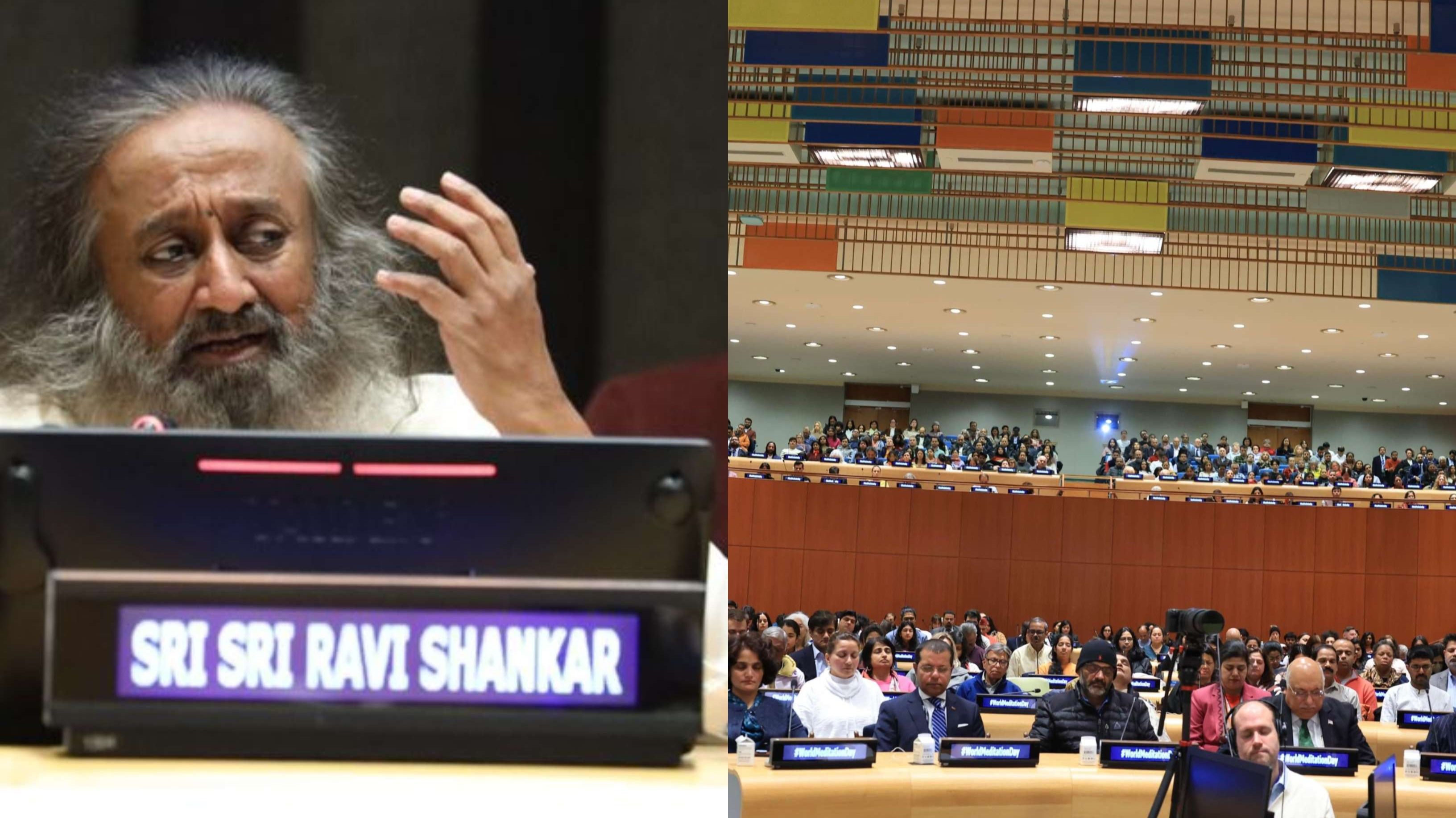 World Meditation Day: Sri Sri Ravishankar Conducts Special Session for UN Event