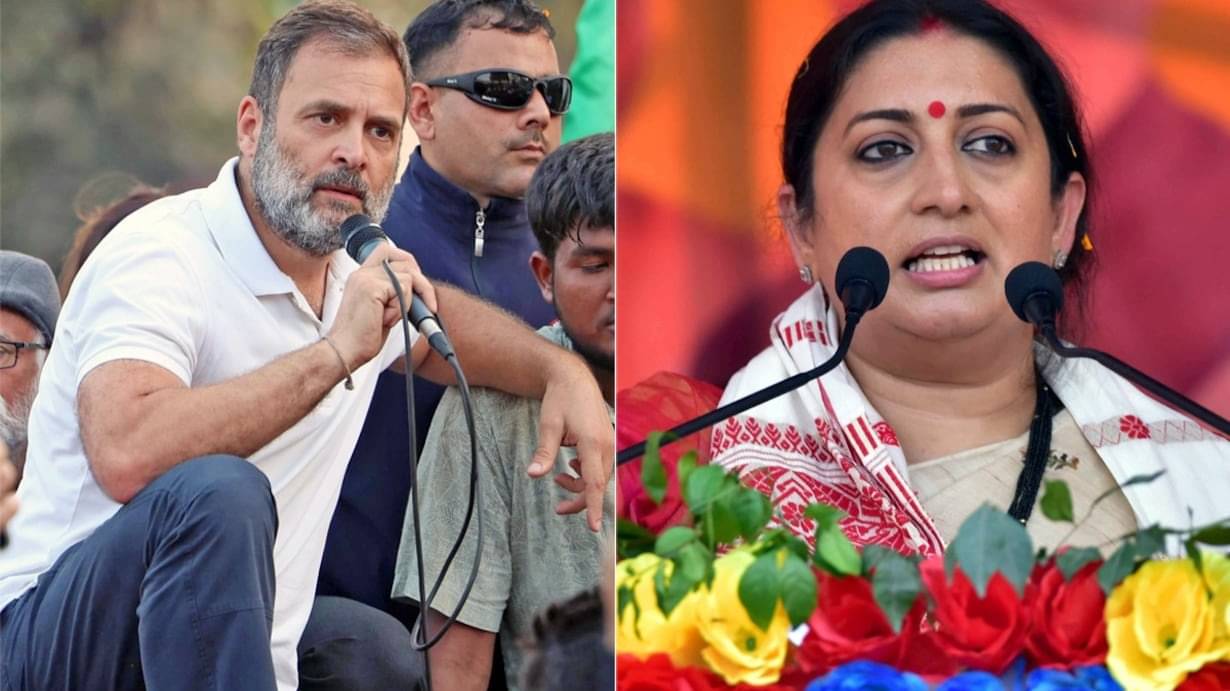 Smriti Irani Accuses Rahul Gandhi Of Neglecting Development Of Amethi