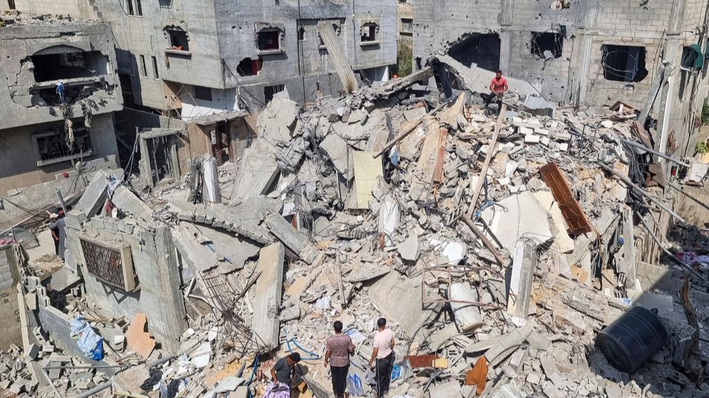 Dozens of Bodies Recovered From Rubble-Covered Streets of Gaza City Post Israeli Assault