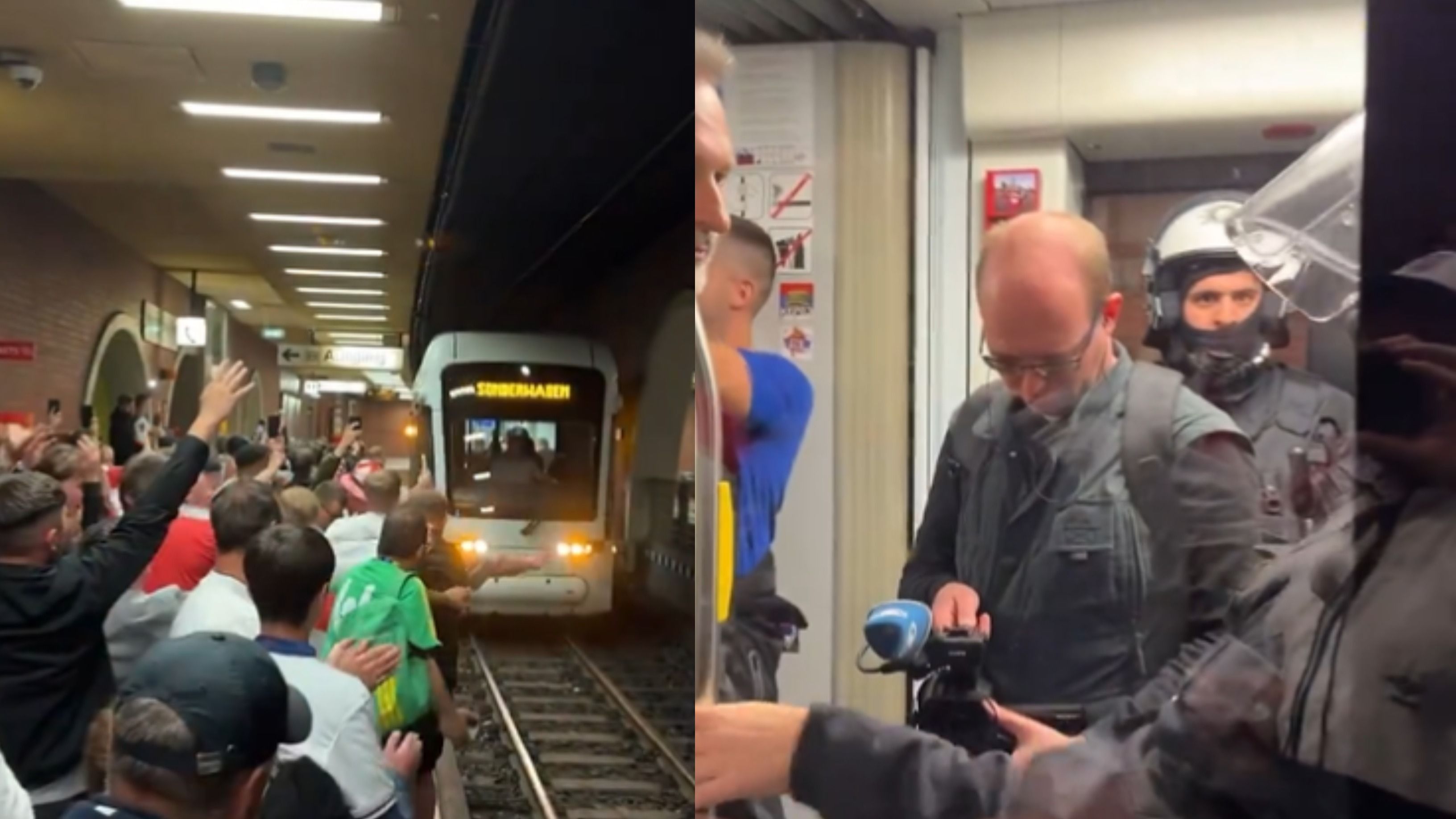 WATCH | England Fans Denied Boarding Train Carrying Serbian Supporters, Video Goes Viral