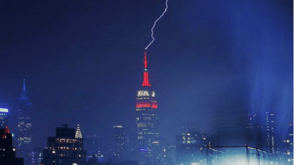 “Ouch”: Empire State Building Struck With Lighting During Thunderstorm, Picture Goes Viral