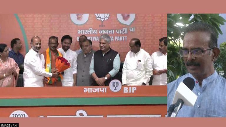 Days After Quitting Trs Former Mp Boora Narsaiah Goud Joins Bjp Ahead