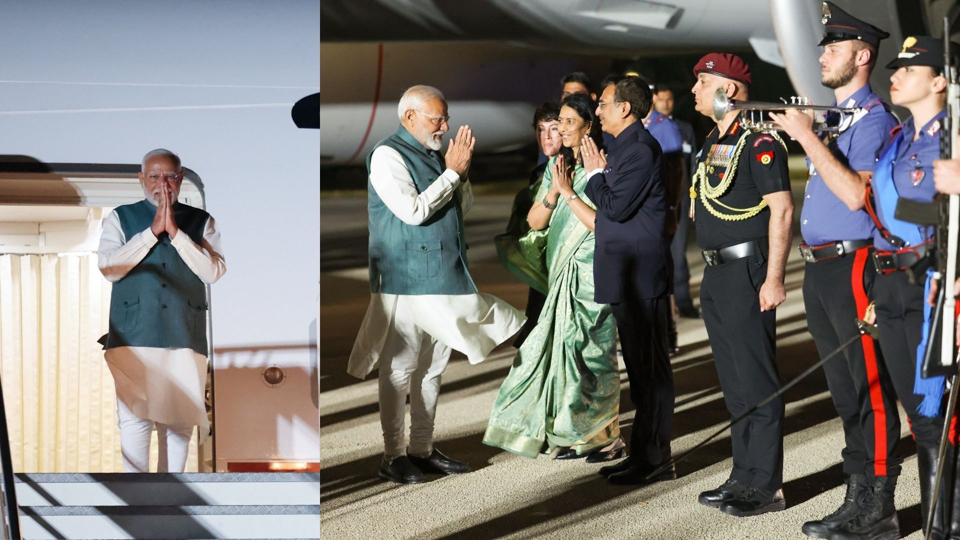 PM Modi Touches Down in Italy For G7 Summit, to Hold Bilateral Meet With Global Leaders Today