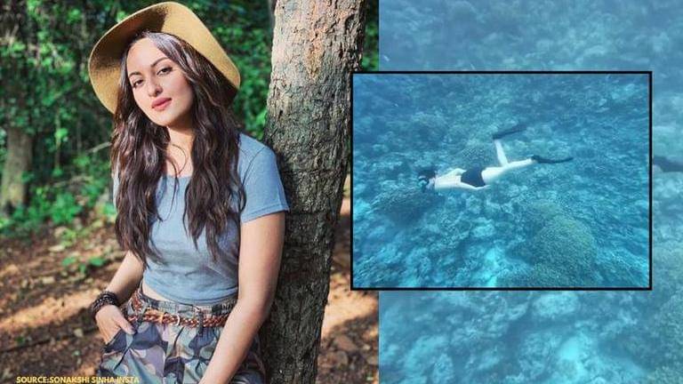 Sonakshi Sinha Shares Glimpse Of Her Scuba Diving Experience On World