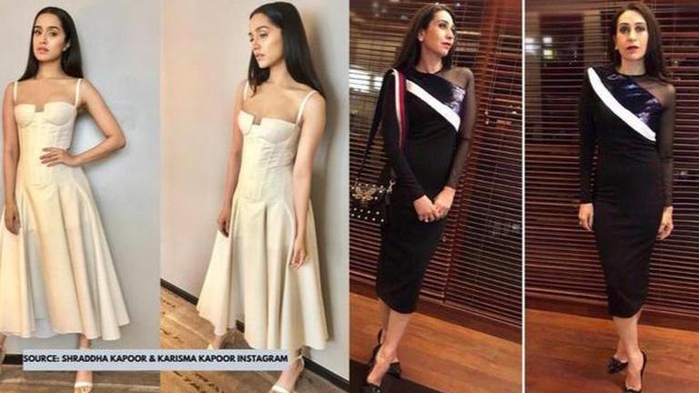 Shraddha Kapoor And Karisma Kapoor S Fashionable Midi Dress Look Book