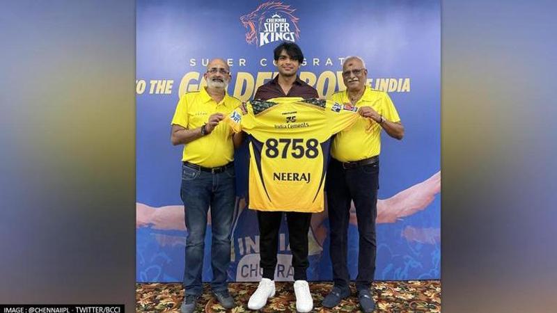 Neeraj Chopra Gets Rs 1 Crore Reward And Special Jersey From CSK For