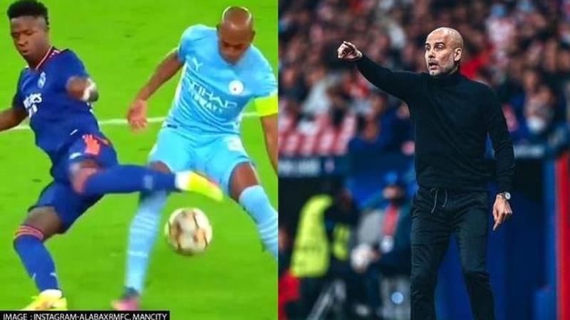 Guardiola Goes Bonkers As Vinicius Jr Pulls Off Outrageous Dummy To