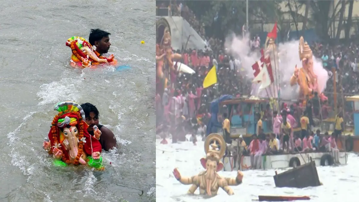 1 Dead, 5 Injured After Electric Wire Touches Ganpati Idol During Visarjan in Mumbai 1 dead 5 injured due to shock after an electric wire touches Ganpati idol during Visarjan