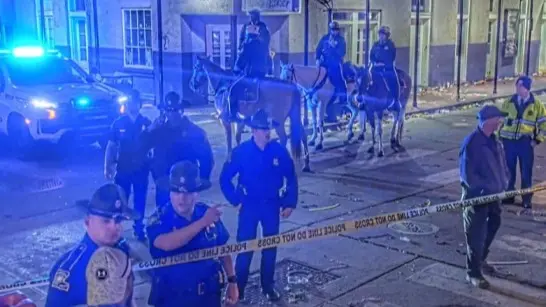 10 killed after pickup truck drove into crowd in New Orleans