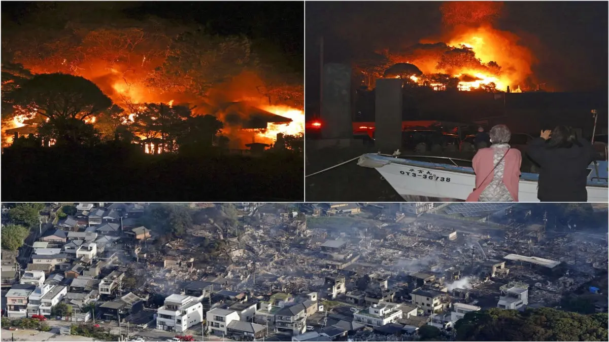 170 Homes Reduced To Ashes As Massive Fire Breaks Out In Japan, Blaze Still Not Under Control 170 Homes Reduced To Ashes As Massive Fire Breaks Out In Japan, Blaze Still Not Under Control