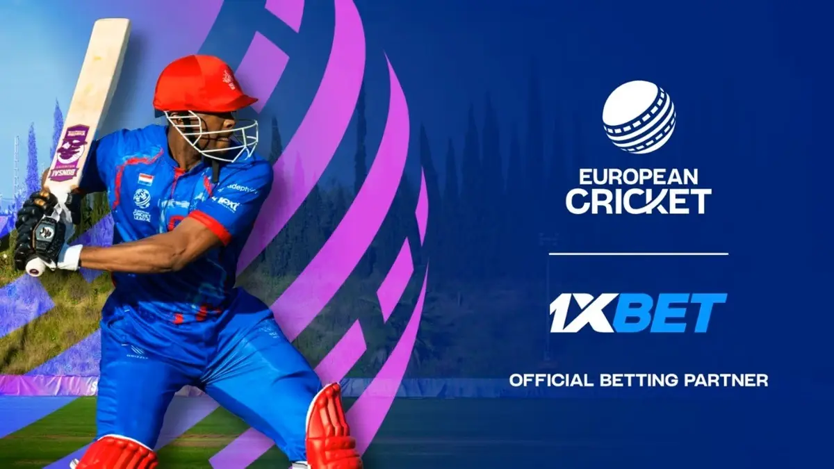 1xbet promociona cricket en Europa