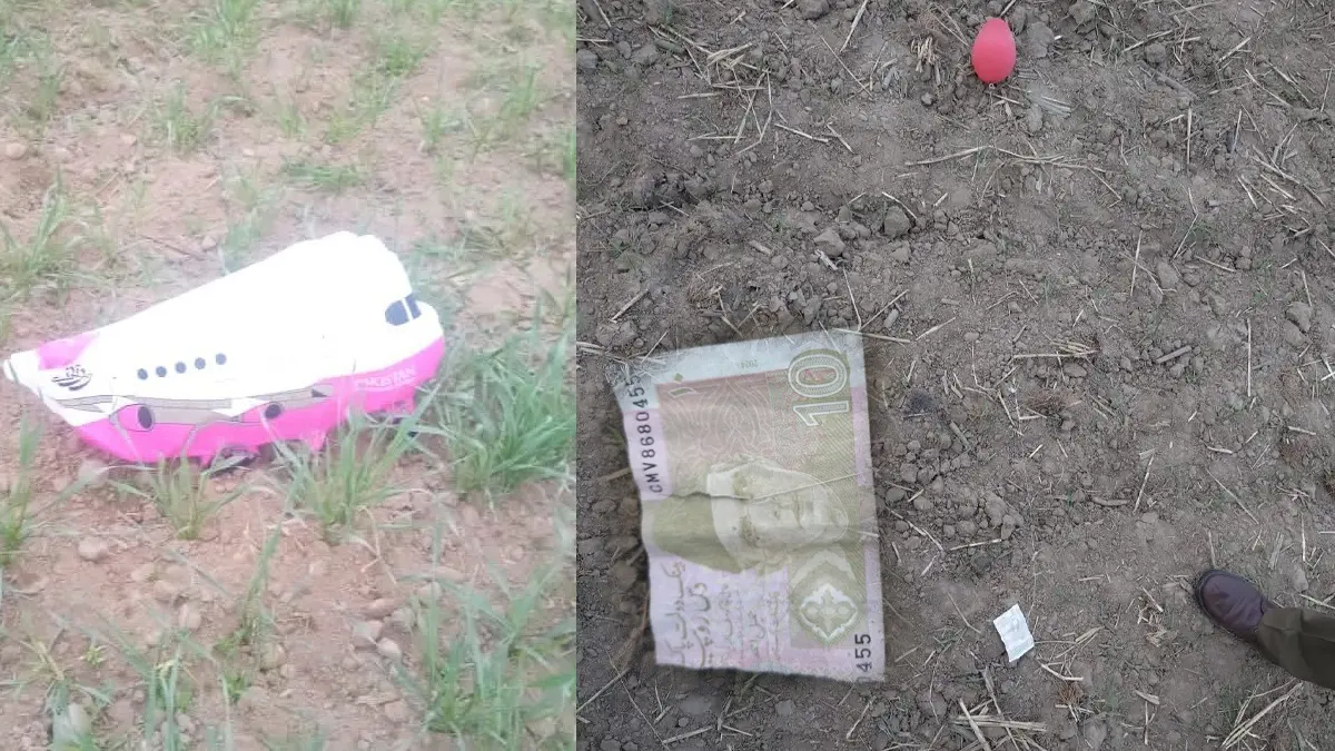 2 Balloons Marked 'SGA Pakistan', Pak Currency Recovered From Jammu and Kashmir