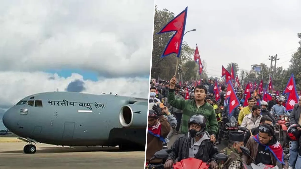 2 IAF planes sent for indian citizens trapped in Nepal