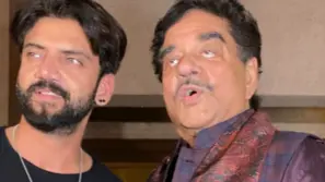 बेटी सोनाक्षी की शादी से पहले होने वाले दामाद जहीर से मिले शत्रुघ्न सिन्हा, लगाया गले Zaheer Iqbal and Shatrughan Sinha