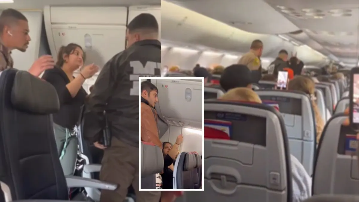 '30 F***** Seconds!': Woman 'Deboarded' From Flight After Playing Loud Videos, Questions 'Free Speech America' | WATCH '30 F***** Seconds!': Woman 'Deboarded' From Flight After Playing Loud Videos, Questions 'Free Speech America' | WATCH