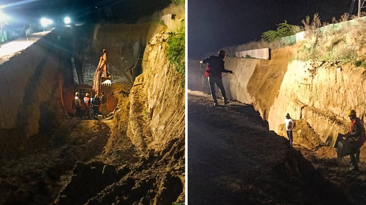 7 Killed, 4 Critically Injured As Massive Soil Mound Collapses At Gurugram's Sidhrawali Construction Site