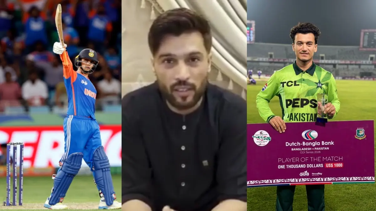 Pakistan's Maaz Sadaqat Similar to India's Abhishek Sharma? Mohammad Amir Makes Shocking Comparison Abhishek Sharma, Md. Amir, Maaz Sadaqat