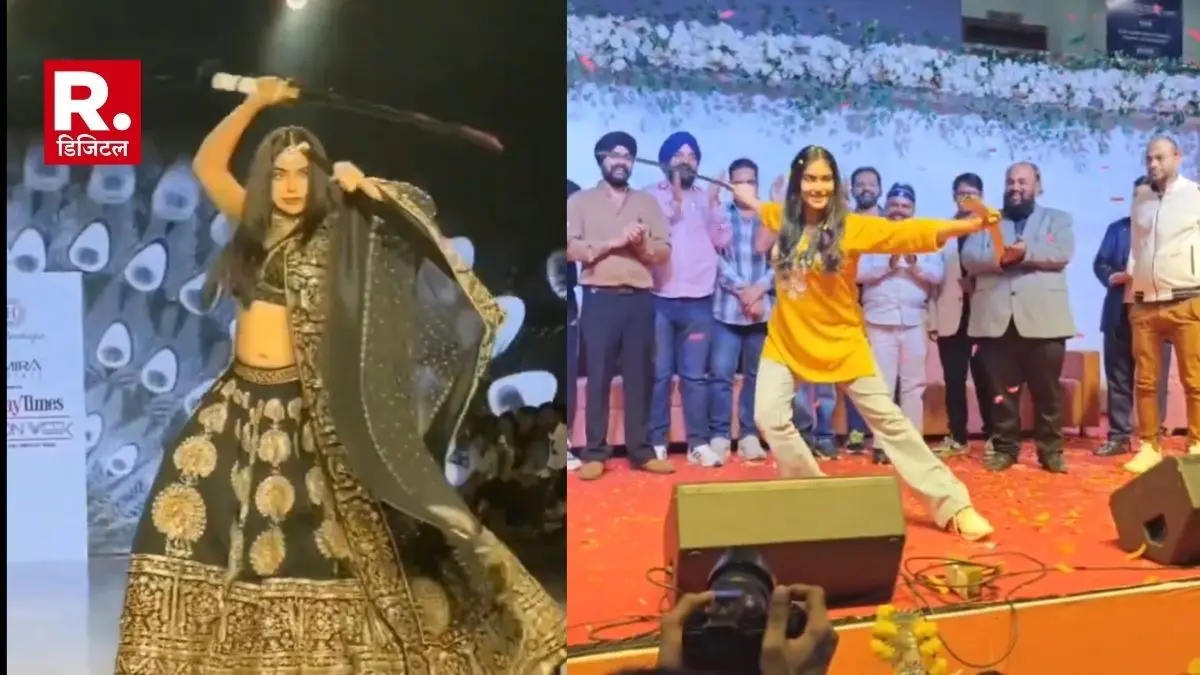 तलवारबाजी से अदा शर्मा ने फैशन में लगाया एक्शन का तड़का, लिखा- "टारगेट अभी डिसाइड नहीं किया है..." Adah Sharma sword fighting warrior woman shines on the fashion ramp