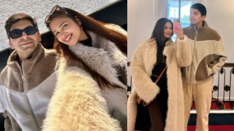 कुमार विश्वास की बेटी ने बर्फीली वादियों का उठाया लुत्फ, पति संग हुईं रोमांटिक; 5वीं PHOTO में दिखीं ग्लैमरस Agrata Sharmma