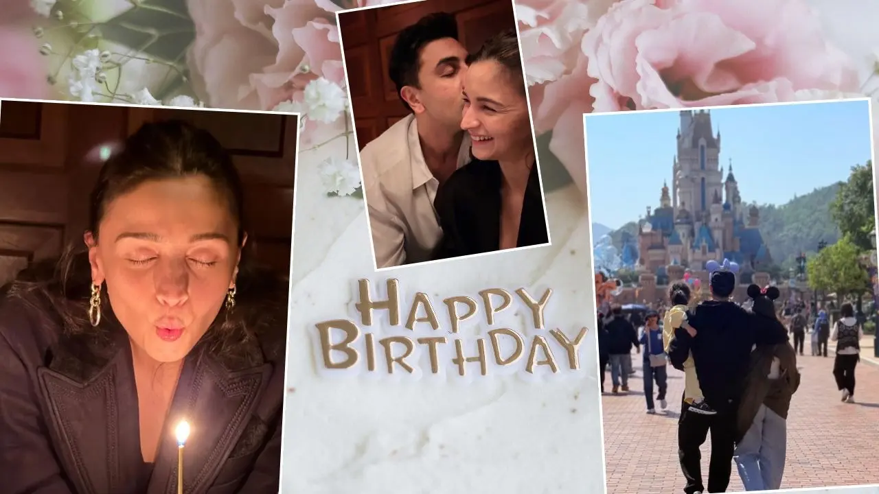 Alia Bhatt Rings In 33rd Birthday With Ranbir Kapoor’s Sweet Kiss And Raha’s Adorable Card Alia Bhatt birthday