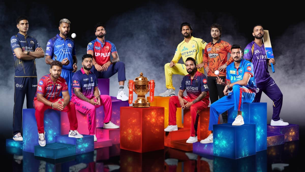 All the IPL captains pose for a photo