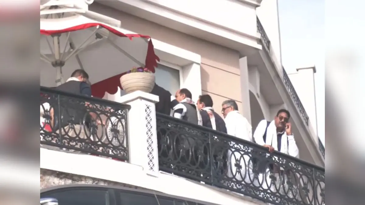 Amid Tight Security, Haryana Congress MLAs Moved To Himachal Ahead Of Rajya Sabha Polls Amid Tight Security, Haryana Congress MLAs Moved To Himachal Ahead Of Rajya Sabha Polls