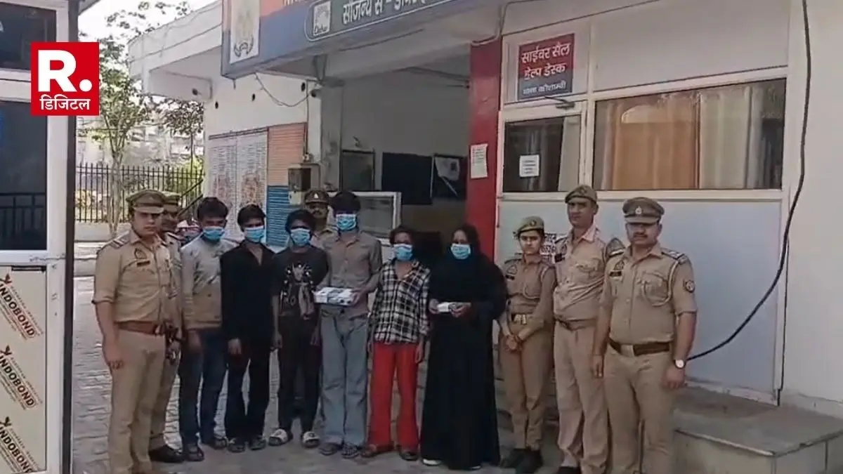 पाकिस्तान से आते थे पार्सल, गाजियाबाद में देश विरोधी नेटवर्क का भंडाफोड़, संवेदनशील स्थानों की करते थे जासूसी Anti-national network busted in Ghaziabad 6 including a woman arrested