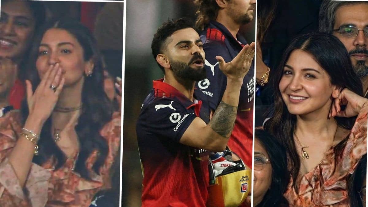 Anushka Sharma-Virat Kohli moments from IPL 2026 first match