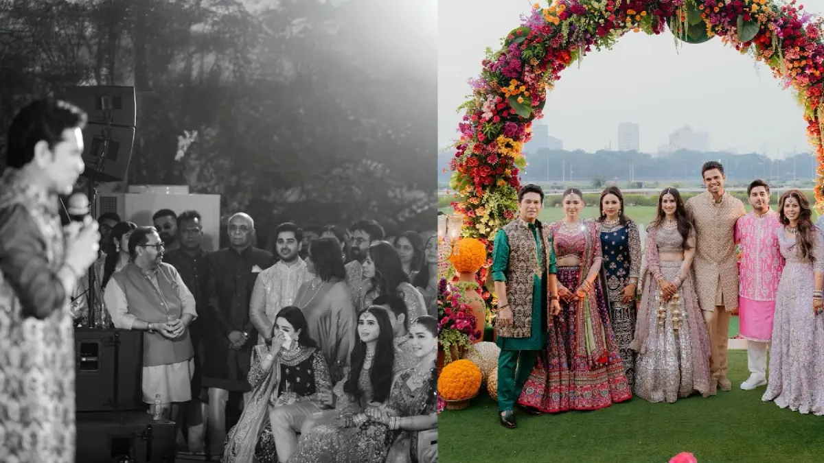 Arjun Tendulkar Mehendi: बेटे-बहू के लिए सचिन तेंदुलकर ने दी स्पेशल स्पीच, सुनकर आंसू नहीं रोक पाईं पत्नी अंजलि Arjun Tendulkar Mehendi