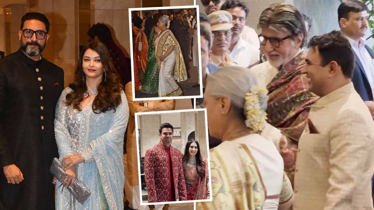 Arjun Tendulkar Wedding Photos: अर्जुन-सानिया की शादी में लगा फिल्मी सितारों का जमावड़ा, बच्चन से लेकर आशा भोसले तक हुए शामिल; देखें PHOTOS