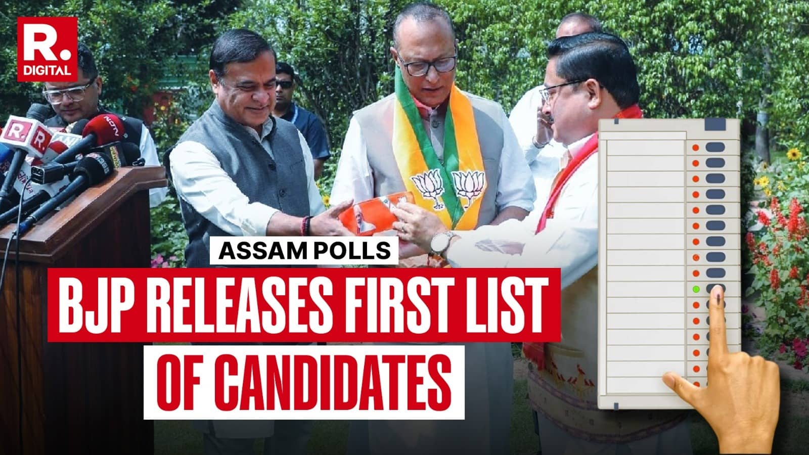 Assam Assembly Polls: BJP Releases First List of 88 Candidates, Fields Himanta Biswa Sarma From Jalukbari, Bordoloi in Dispur