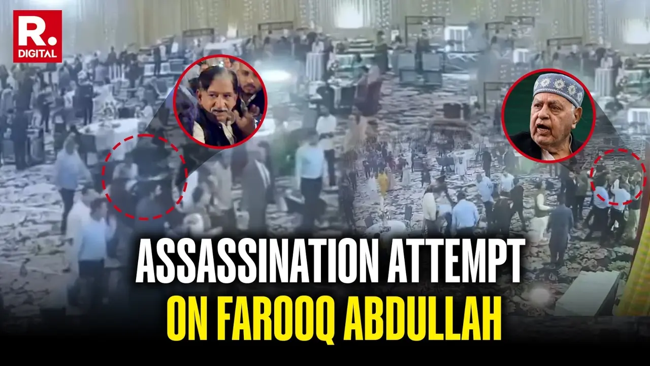 Assassination Attempt on Farooq Abdullah Foiled at Jammu Wedding; Attacker Held Assassination Attempt on Farooq Abdullah Foiled at Jammu Wedding; Attacker Held