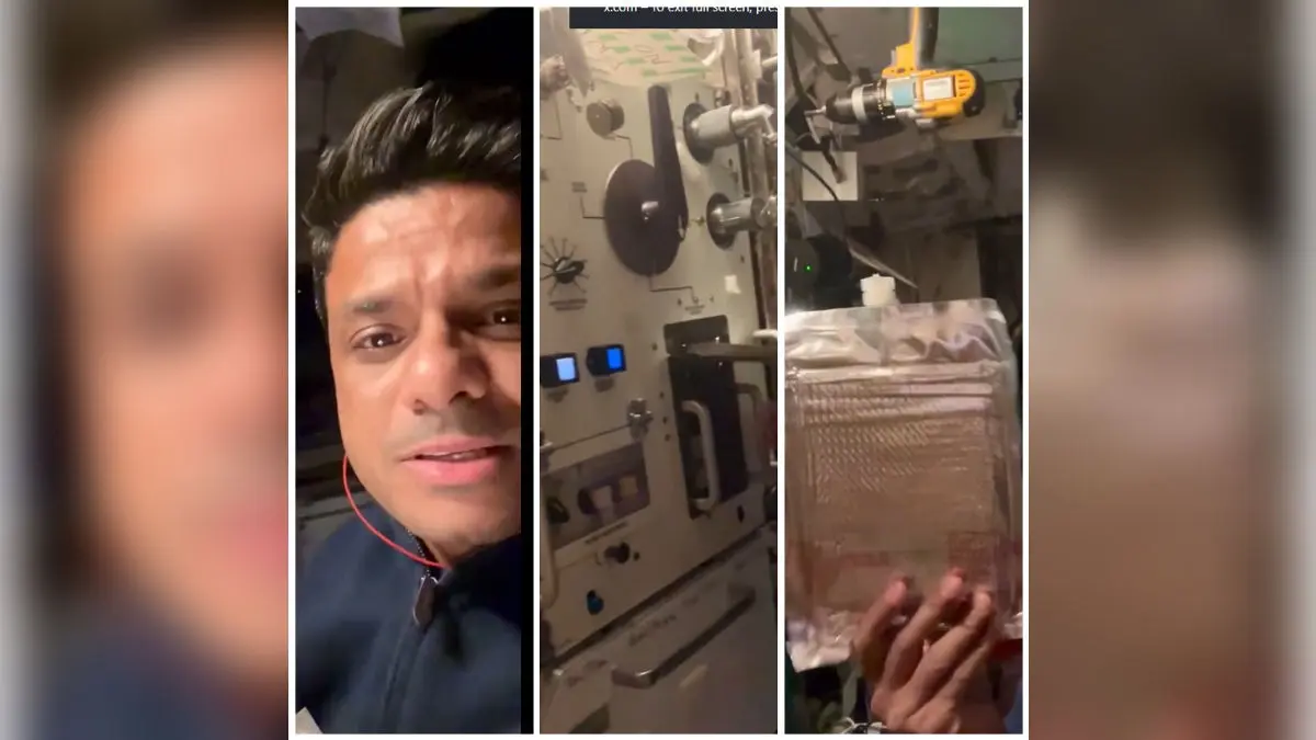 Viral Video: Shubhanshu Shukla Shows How Astronauts Stay fresh in Space: Inside the International Space Station Hygiene Routine Astronaut Shubhanshu Shukla explains how astronauts maintain hygiene in microgravity aboard the International Space Station in a viral video.