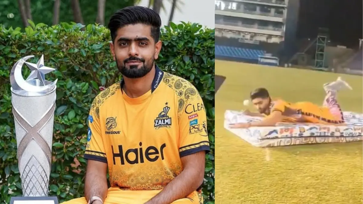 Babar Azam ने फिर करा दी पाकिस्तान की थू-थू, मैदान के बाद अब एड शूट में भी 'फ्लॉप’, फैंस बोले- 'किंग बनने चला था, कार्टून…' Babar Azam Ad shoot Catch Drop Video Viral