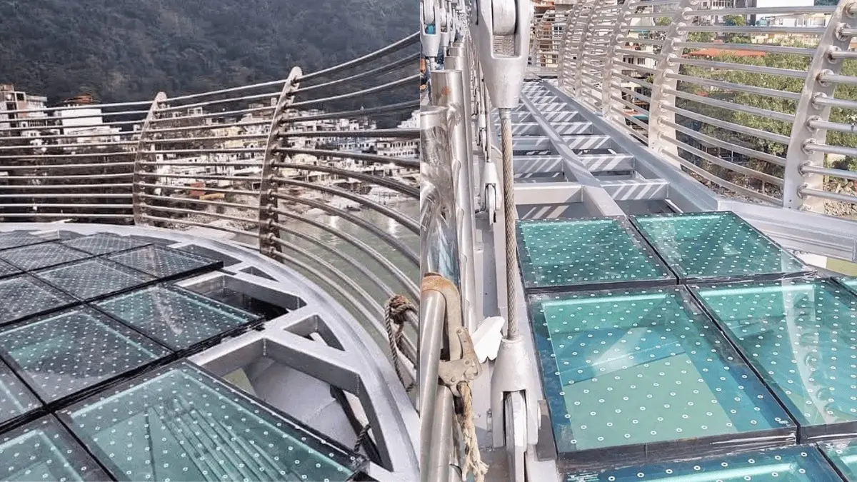 Bajrang Setu: India’s First Glass-Floor Suspension Bridge Set To Boost Tourism In Rishikesh Bajrang Setu: India’s First Glass-Floor Suspension Bridge Set To Boost Tourism In Rishikesh