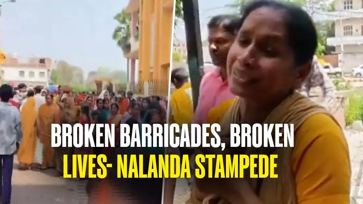 Barricades Collapsed, No Space To Even Breathe: Survivors Reveal Chilling Moments Before Nalanda Stampede Barricades Collapsed, No Space To Even Breathe: Survivors Reveal Chilling Moments Before Nalanda Stampede