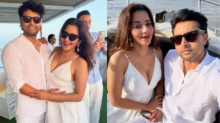 यॉट पर व्हाइट मिनी ड्रेस में मोनालिसा ने दिखाए बोल्ड लुक, भोजपुरी एक्ट्रेस ने पति संग दिए रोमांटिक पोज; PHOTO Bhojpuri actress Monalisa