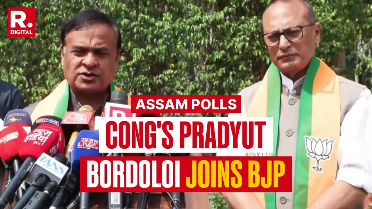 Big Setback For Congress As Senior Leader Pradyut Bordoloi Joins BJP Ahead of Assam Polls Big Setback For Congress As Senior Leader Pradyut Bordoloi Joins BJP Ahead of Assam Polls