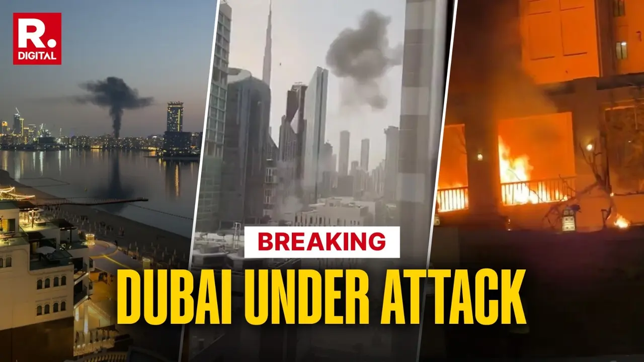 Blasts Rock Central Dubai, Thick Black Smoke Seen Near Burj Khalifa After Fresh Explosions Blasts Rock Central Dubai, Thick Black Smoke Seen Near Burj Khalifa After Fresh Explosions