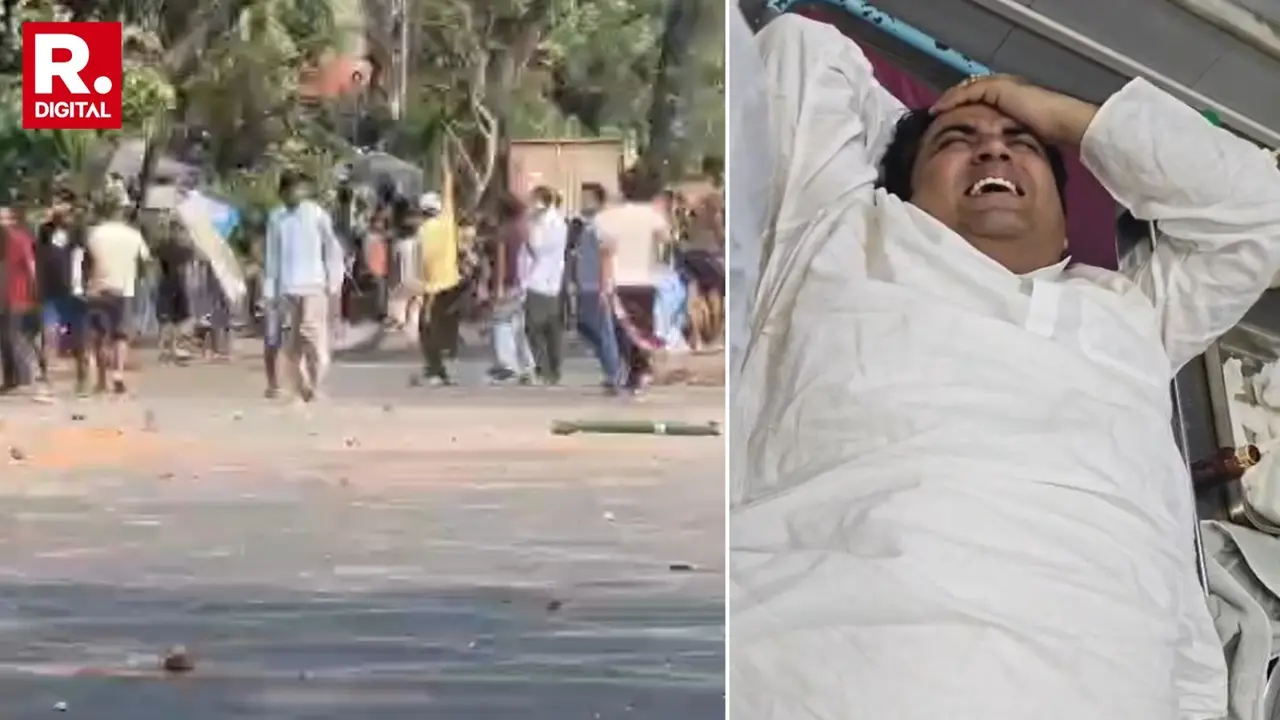 Bus Carrying BJP Workers To PM Modi’s Kolkata Rally Allegedly Targeted By TMC, Clash Erupts At Girish Park Bus Carrying BJP Workers To PM Modi’s Kolkata Rally Allegedly Targeted By TMC, Clash Erupts At Girish Park