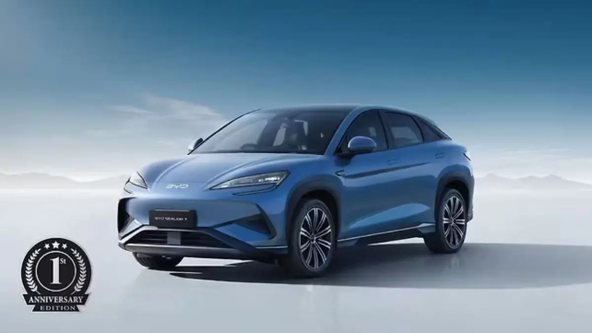 BYD SEALION 7 First Anniversary Edition Announced in India: Bookings Open With Limited-Time Benefits BYD