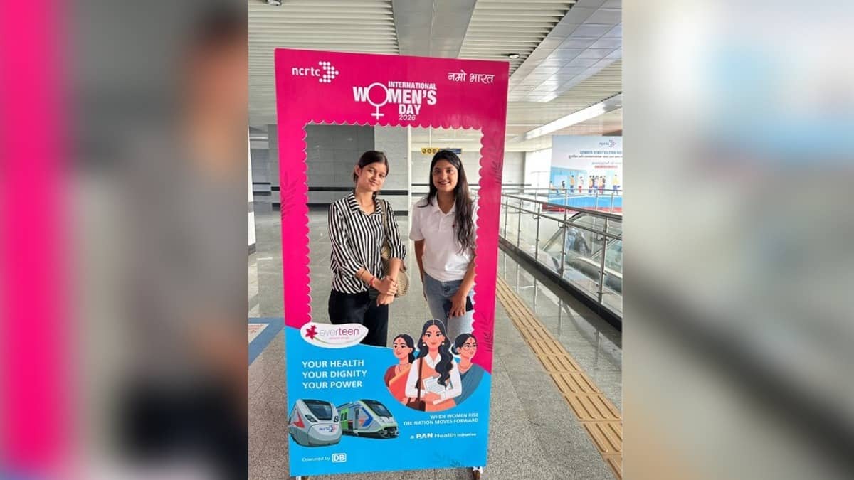 Celebrating Women's Day: Menstrual Hygiene Awareness Campaign Kicks Off at Two Namo Bharat Stations