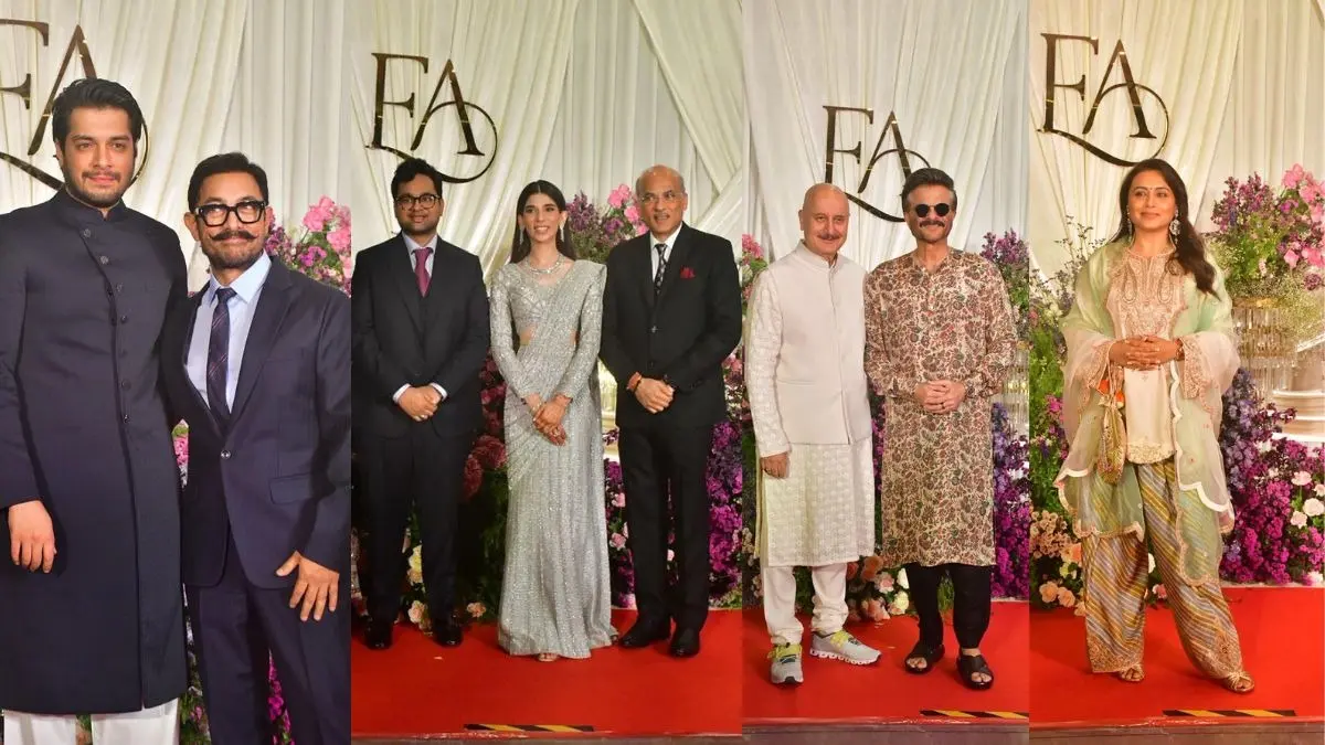 Aamir Khan, Rani Mukerji, Anil Kapoor, Vicky Kaushal Lead Celeb Roll Call At Sooraj Barjatya's Daughter Eesha's Reception Celebs Attend Sooraj Barjatya's Daughter's Reception