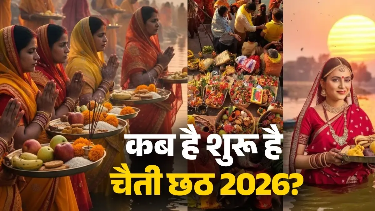 Chaiti Chhath 2026: 22 मार्च से शुरू होगा चैती छठ, जानें खरना से लेकर उगते सूर्य को अर्घ्य तक की सभी तिथि; कार्तिक छठ से क्यों है अलग? Chaiti Chhath 2026