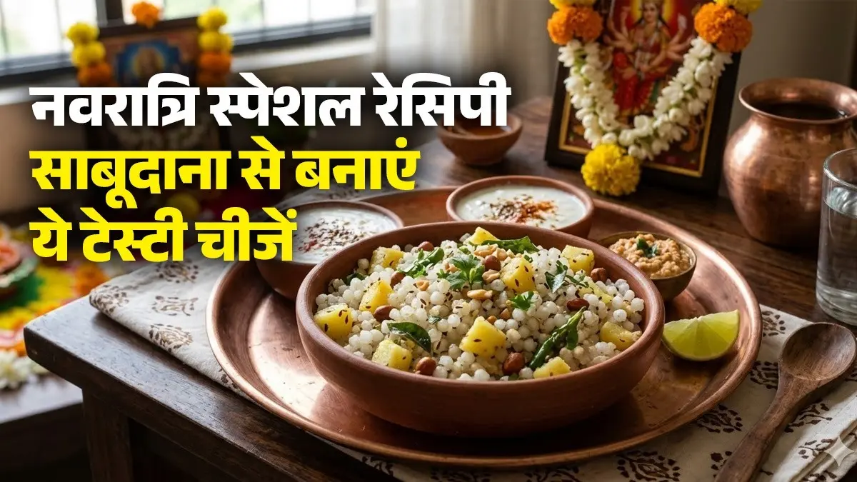 Sabudana Recipe For Navratri Vrat: नवरात्रि व्रत में बनाएं साबूदाने से ये 4 तरह की टेस्टी चीजें, मिनटों में हो जाएगी तैयार; बनाना भी है आसान Chaitra Navratri 2026 special vrat recipe using sabudana kheer laddoo khichdi upma at home
